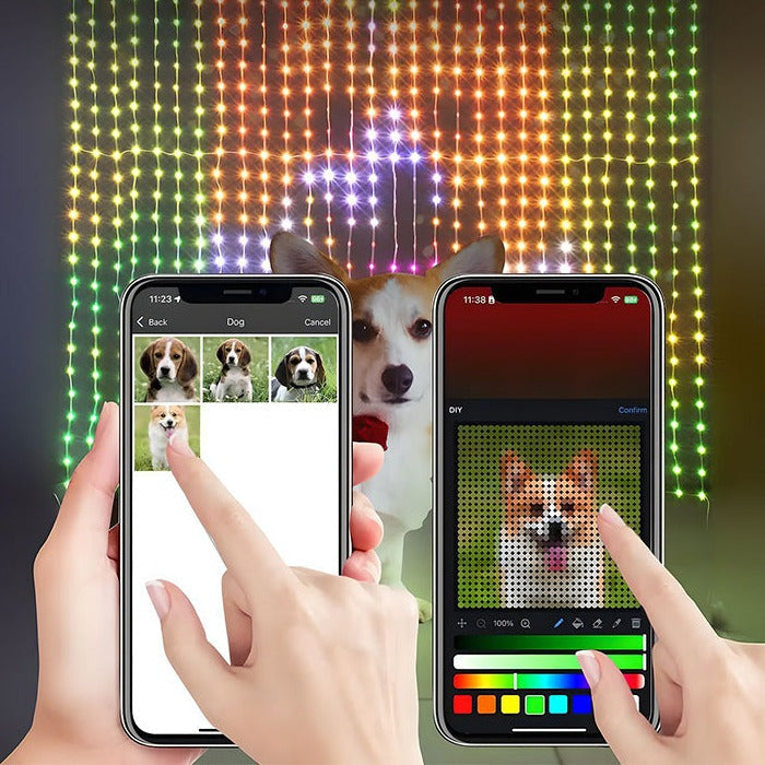 Glowy | App-Controlled LED Curtain Lights – Mabel & Finn
